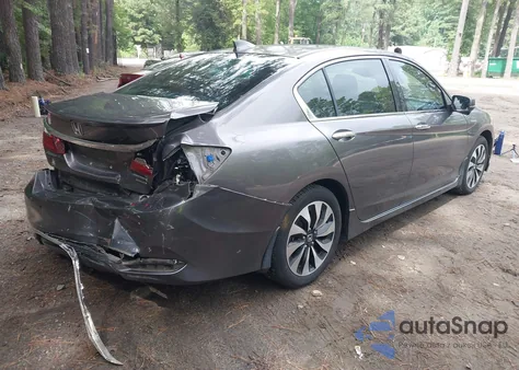 2017 Honda Accord Hybrid Touring из США, поврежденный, VIN JHMCR6F77HC009474